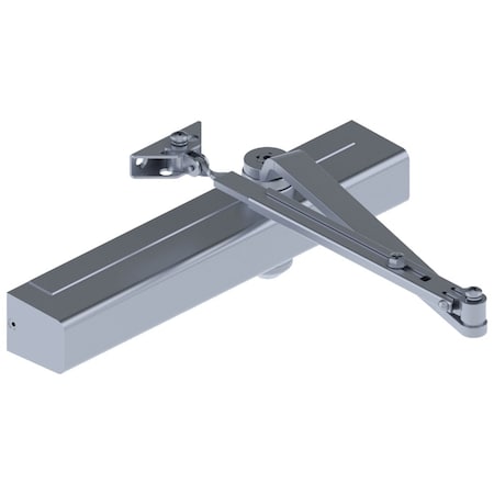 Hager Manual, Hydraulic, Hager Door Coordinators and Closers, Door Closer, Heavy Duty Aluminum 5200-MLT ALM SLC